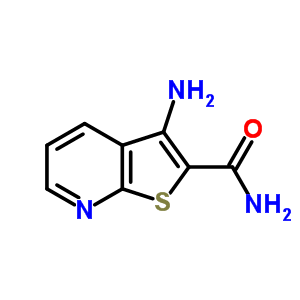 3-Aminothieno[2,3-b]pyridine-2-carboxylic acid amide Structure,55557-48-7Structure