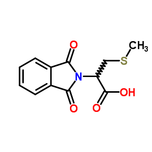 2-(1,3-Dioxo-1,3-dihydro-2H-isoindol-2-yl)-3-(methylthio)propanoic acid Structure,55582-20-2Structure