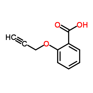 2-(2-Propynyloxy)benzenecarboxylic acid Structure,55582-31-5Structure