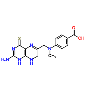 4-[(2-Amino-4-sulfanylidene-7,8-dihydro-1h-pteridin-6-yl)methyl-methyl-amino]benzoic acid Structure,55583-62-5Structure