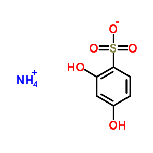 2,4-Dihydroxy-benzenesulfonic acid monoammonium salt Structure,55605-65-7Structure