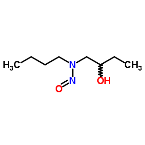 N-butyl-n-(2-hydroxybutyl)nitrosamine Structure,55621-29-9Structure