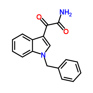 N-benzyl-2-(1h-indol-3-yl)-2-oxo-acetamide Structure,55654-71-2Structure