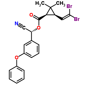 1R,3R,alphaR-溴氰菊酯結(jié)構(gòu)式_55700-99-7結(jié)構(gòu)式