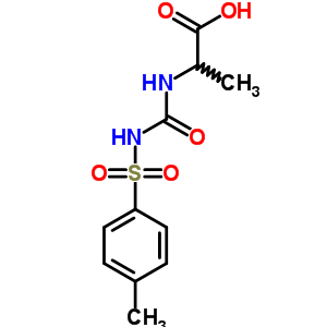 2-[(4-Methylphenyl)sulfonylcarbamoylamino]propanoic acid Structure,55704-01-3Structure