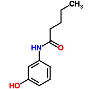 Pentanamide, n-(3-hydroxyphenyl)- Structure,55791-89-4Structure