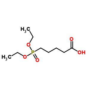 5-(Diethylphosphono)pentanoic acid Structure,55881-52-2Structure