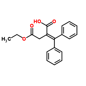 2-Benzhydrylidene-4-ethoxy-4-oxo-butanoic acid Structure,55908-67-3Structure