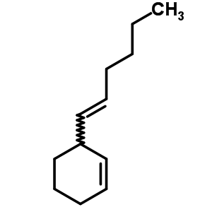 Cyclohexene,3-(1e)-1-hexen-1-yl- Structure,55976-11-9Structure