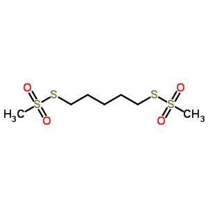 1,5-Pentanediyl Bismethanethiosulfonate Structure,56-00-8Structure