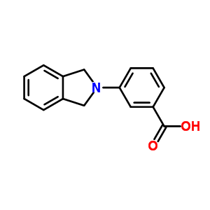 3-(1,3-Dihydro-isoindol-2-yl)-benzoic acid Structure,5604-83-1Structure