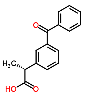 (2R)-2-(3-Benzoylphenyl)Propanoic Acid Structure,56105-81-8Structure