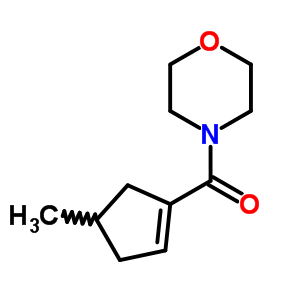 (4-Methyl-1-cyclopentenyl)-morpholin-4-yl-methanone Structure,56133-71-2Structure