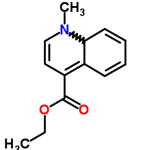 1-甲基-8ah-喹啉-4-羧酸乙酯結(jié)構(gòu)式_56153-32-3結(jié)構(gòu)式