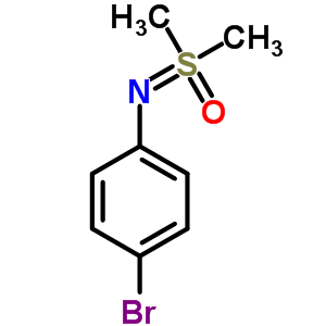 Benzene, 1-bromo-4-[(dimethyloxidosulfanylidene)amino]- Structure,56158-10-2Structure