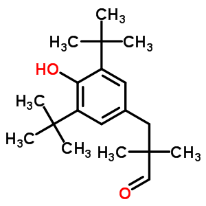 3,5-Bis(1,1-dimethylethyl)-4-hydroxy-alpha,alpha-dimethylbenzenepropanal Structure,56189-68-5Structure