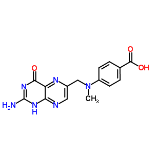 4-[Methyl[(2-amino-4-hydroxypteridine)-6-ylmethyl]amino]benzoic acid Structure,5623-18-7Structure