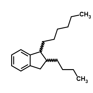 2-Butyl-1-hexyl-2,3-dihydro-1h-indene Structure,56247-75-7Structure