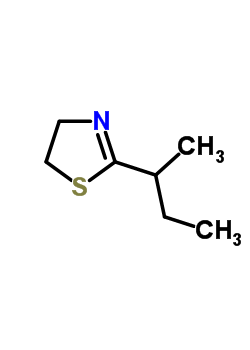 2-(仲丁基)-4,5-二氫噻唑結(jié)構(gòu)式_56367-27-2結(jié)構(gòu)式