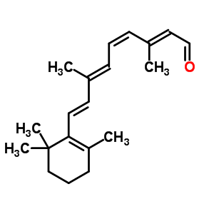 11-cis Retinal Structure,564-87-4Structure