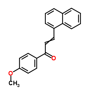 2-Propen-1-one,1-(4-methoxyphenyl)-3-(1-naphthalenyl)- Structure,56412-54-5Structure