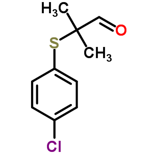 2-[(4-Chlorophenyl)sulfanyl]-2-methylpropanal Structure,56421-90-0Structure