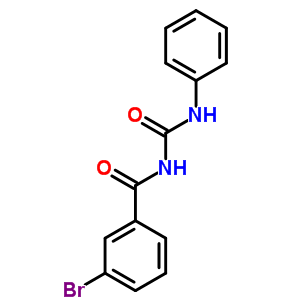 3-Bromo-n-[(phenylamino)carbonyl ]benzamide Structure,56437-97-9Structure