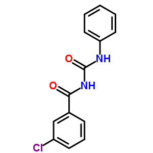 3-Chloro-n-[(phenylamino)carbonyl ]benzamide Structure,56438-00-7Structure