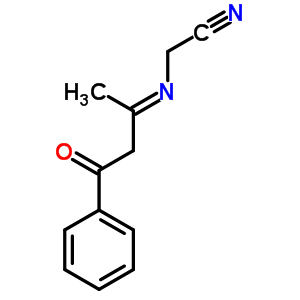 2-[(1-Methyl-3-oxo-3-phenyl-1-propenyl)amino]acetonitrile Structure,56464-51-8Structure