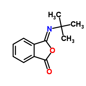 1(3H)-isobenzofuranone,3-[(1,1-dimethylethyl)imino]- Structure,56475-12-8Structure