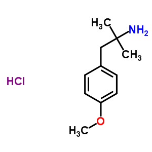 1,1-Dimethyl-2-(4-methoxyphenyl)ethylamine hydrochloride Structure,56490-93-8Structure