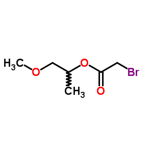 Aceticacid, 2-bromo-, 2-methoxy-1-methylethyl ester Structure,56521-75-6Structure