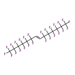 Bis(perfluoro-n-hexyl)-1,2-ethylene Structure,56523-43-4Structure