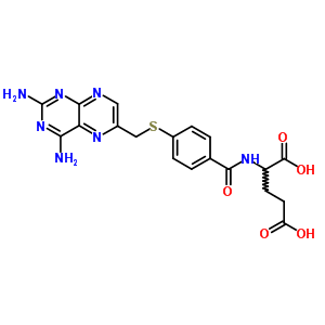 2-[[4-[(2,4-Diaminopteridin-6-yl)methylsulfanyl]benzoyl]amino]pentanedioic acid Structure,56527-31-2Structure