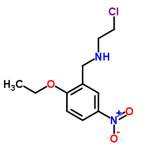 N-(2-chloroethyl)-2-ethoxy-5-nitrobenzylamine Structure,56538-02-4Structure