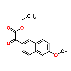 Ethyl 6-methoxy-2-naphthoylformate Structure,56547-13-8Structure