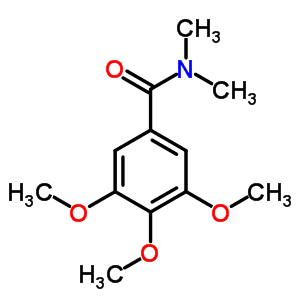 3,4,5-Trimethoxy-n,n-dimethyl-benzamide Structure,5658-49-1Structure