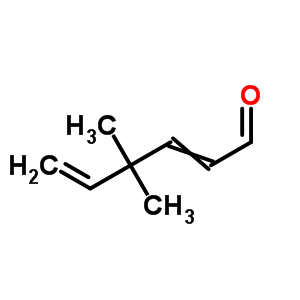 4,4-Dimethylhexa-2,5-dienal Structure,56593-03-4Structure