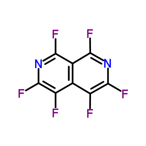 2,7-Naphthyridine,1,3,4,5,6,8-hexafluoro- Structure,56595-14-3Structure