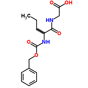 2-(2-Phenylmethoxycarbonylaminopentanoylamino)acetic acid Structure,56610-11-8Structure