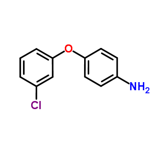 [4-(3-Chlorophenoxy)phenyl]amine Structure,56705-51-2Structure