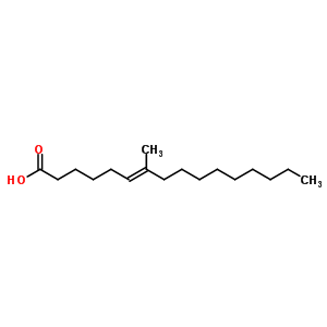 7-Methyl-6-hexadecenoic acid Structure,56796-89-5Structure