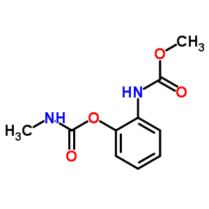 O-(甲基氨基甲酰氧基)苯氨基甲酸甲酯結(jié)構(gòu)式_56836-60-3結(jié)構(gòu)式