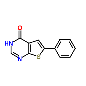 2-Phenylthieno[2,3-d]pyrimidin-4-ol Structure,56843-76-6Structure