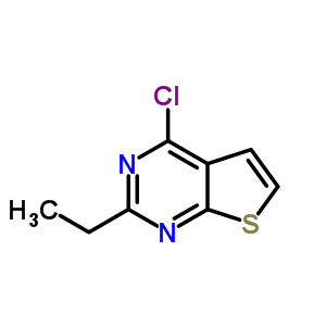 4-Chloro-2-ethylthieno[2,3-d]pyrimidine Structure,56844-11-2Structure