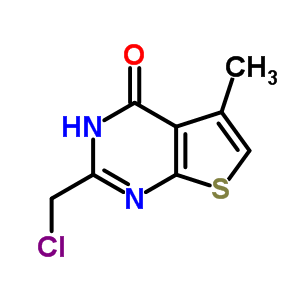 2-(Chloromethyl)-5-methylthieno[2,3-d]pyrimidin-4(3H)-one Structure,568577-81-1Structure