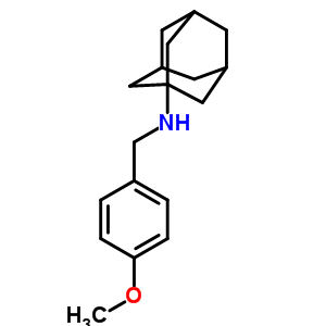 Adamantan-1-yl-(4-methoxy-benzyl)-amine Structure,56916-85-9Structure