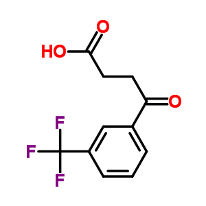 4-氧代-4-(3-三氟甲基苯基)丁酸結(jié)構(gòu)式_56948-76-6結(jié)構(gòu)式