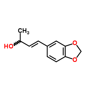 4-(3,4-Methylenedioxyphenyl)-3-buten-2-ol Structure,56984-72-6Structure