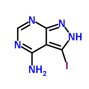 3-Iodo-1h-pyrazolo[3,4-d]pyrimidin-4-ylamine Structure,570409-85-7Structure